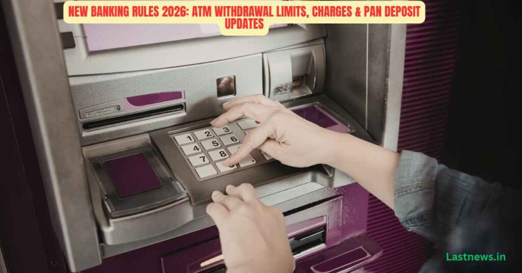New Banking Rules 2026: ATM Withdrawal Limits, Charges & PAN Deposit Updates
