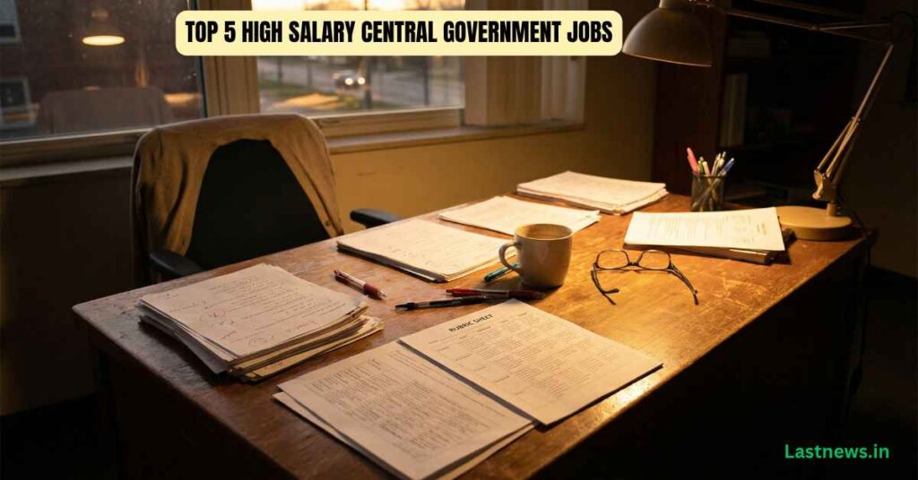 Top 5 High Salary Central Government Jobs